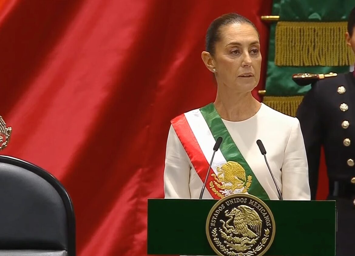 کلودیا شینباوم رئیس جمهور مکزیک، مورد آزار و اذیت قرار گرفت