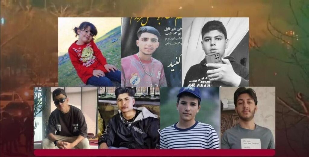 کودکان قربانی اعتراضات ایران