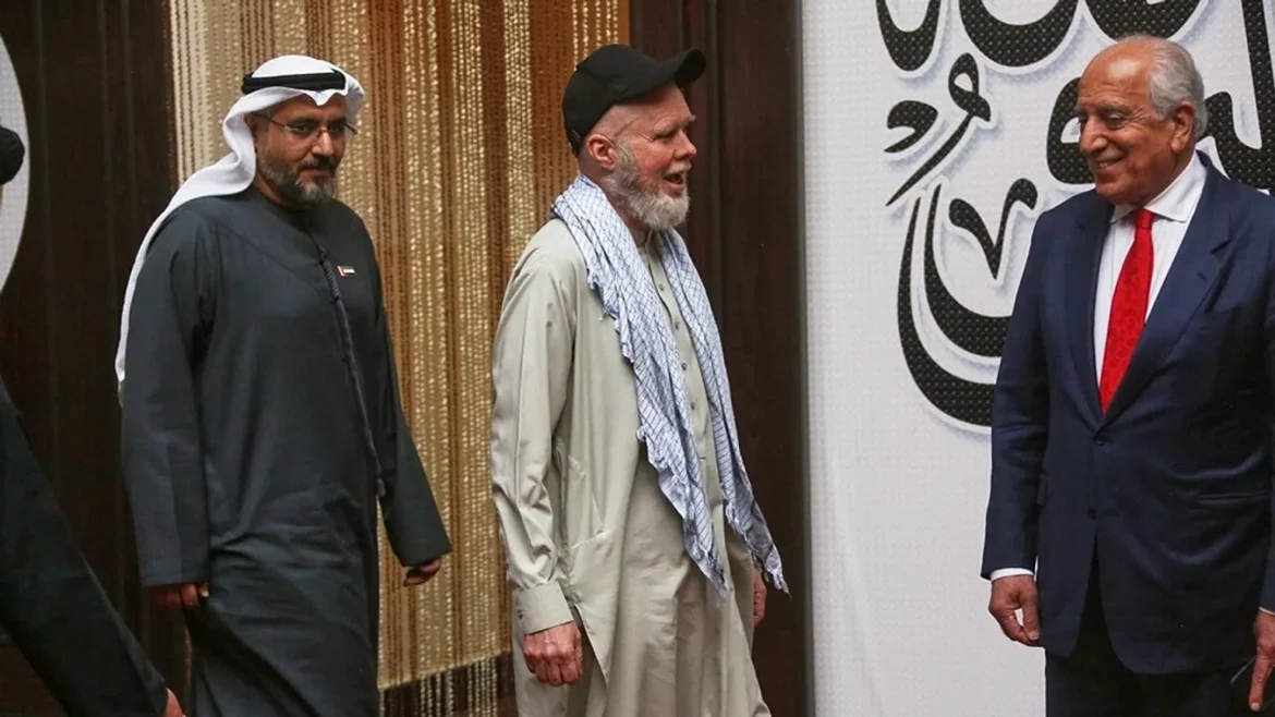 امارات افغانستان میزبان آزادی شهروند آمریکایی