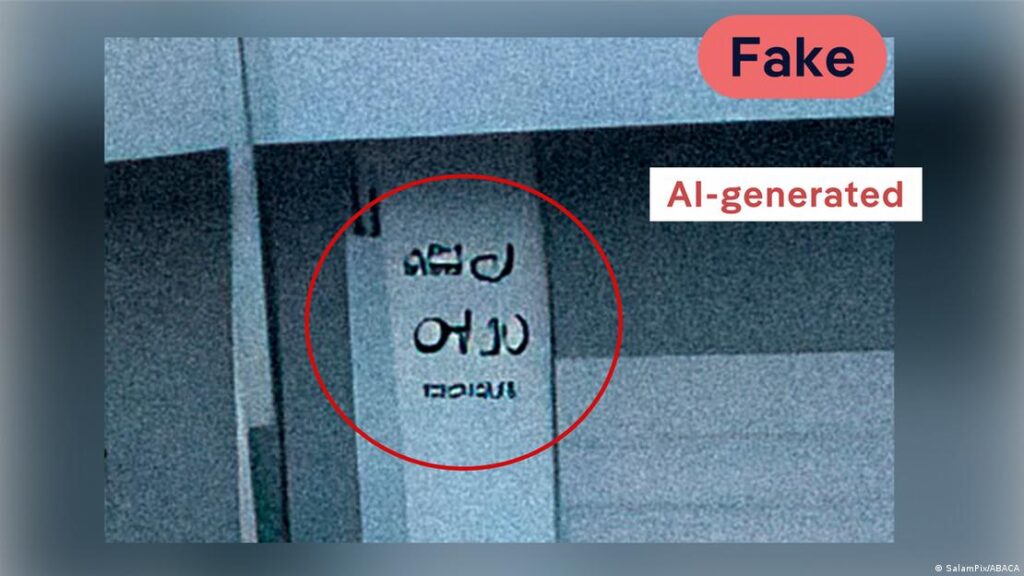 رسوایی تصاویر جعلی با هوش مصنوعی در جنگ ایران